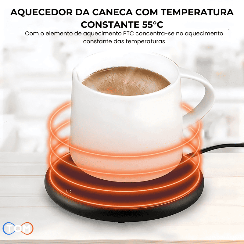 Termo Plus™ : Mantenha sua bebida quente por horas.