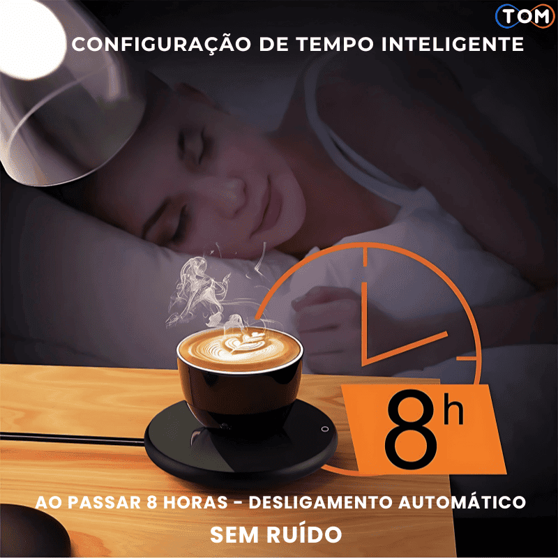 Termo Plus™ : Mantenha sua bebida quente por horas.