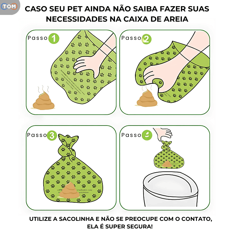 PÁCAT™: A maneira mais rápida e higiênica de limpar a caixa de areia do seu gato.