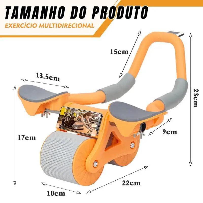 Roda Abdominal com Tecnologia Avançada - Treino Completo para um abdômen definido.