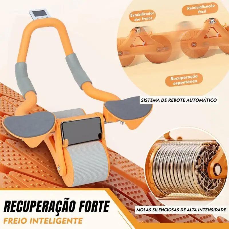 Roda Abdominal com Tecnologia Avançada - Treino Completo para um abdômen definido.