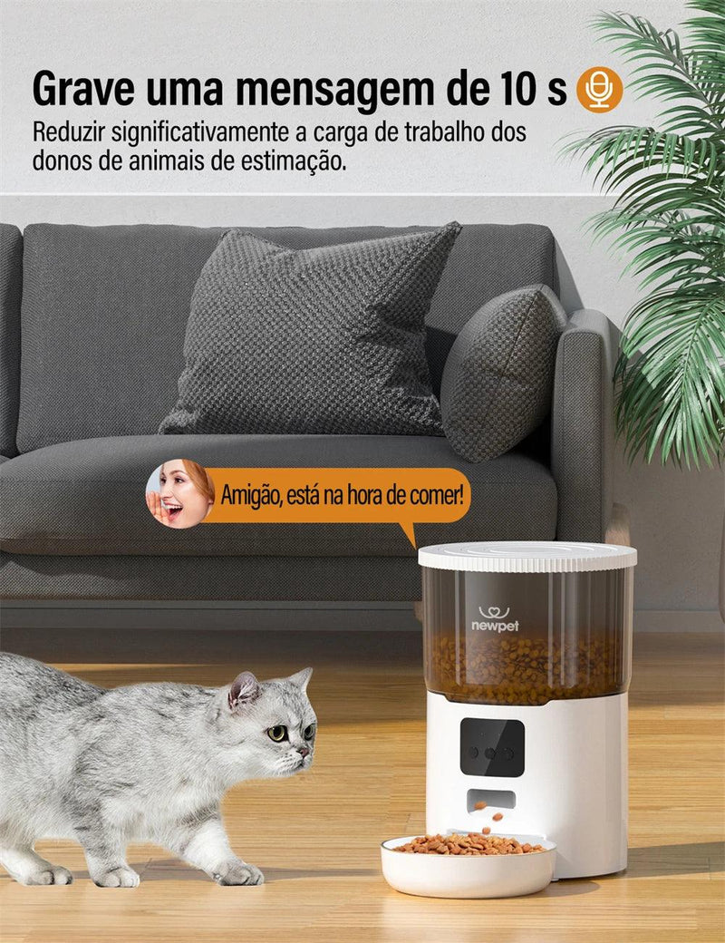 Alimentador Automático - Alimente seu pet com amor, mesmo quando você não estiver por perto.