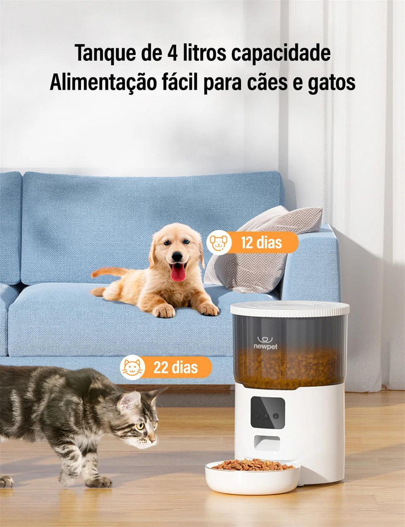 Alimentador Automático - Alimente seu pet com amor, mesmo quando você não estiver por perto.